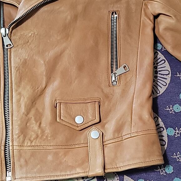 COPY - 7FAM Leather Moto Jacket! - Picture 5 of 14